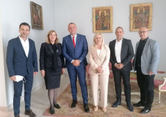 20 May 2021 Vujadinovic and Vujovic visit Mostar